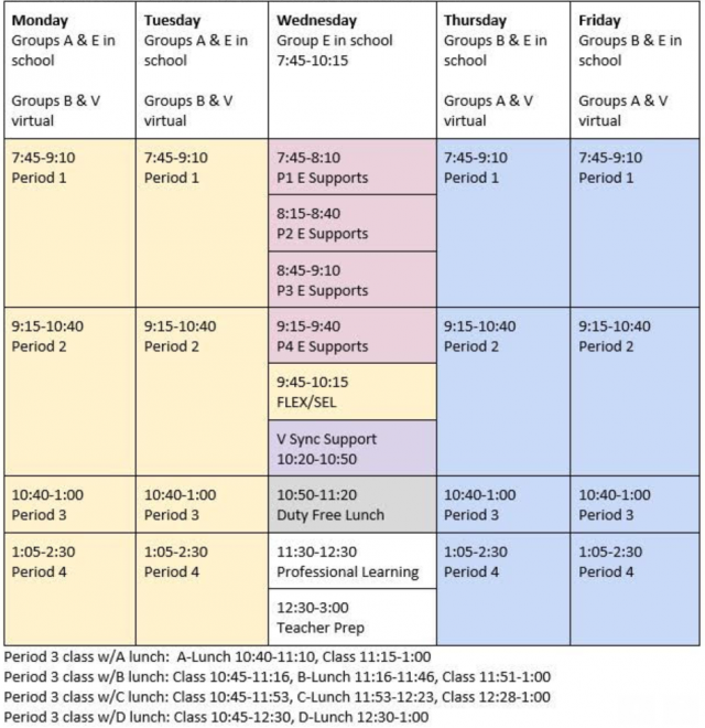 Hcpss Calendar 2022 Bell Schedules | Marriotts Ridge High School